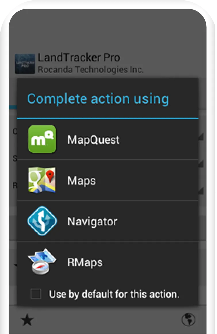 Droid home screen – open Settings