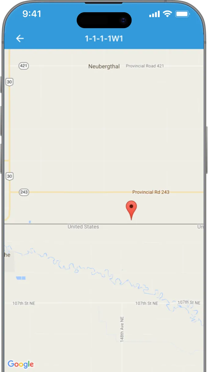 iPhone home screen – open Settings